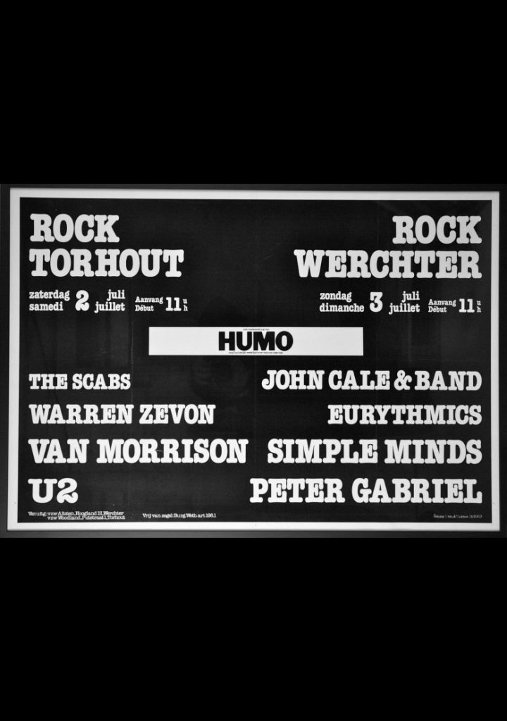 Rock Werchter line-up poster