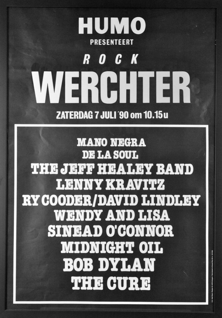 Rock Werchter line-up poster