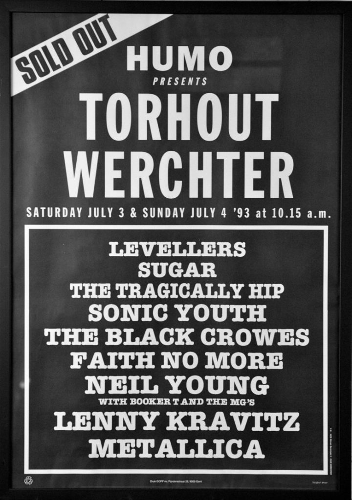 Rock Werchter line-up poster