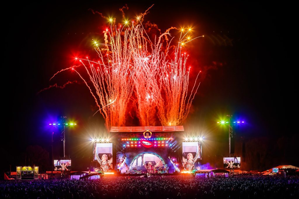 Vuurwerk op Pinkpop 2023
