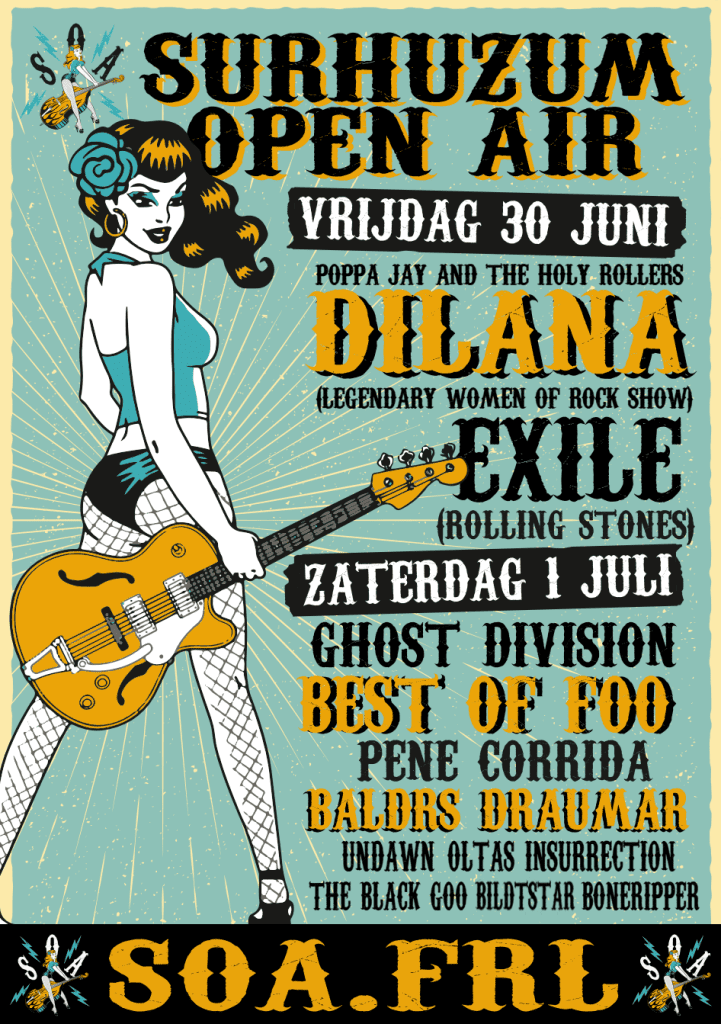 Surhuzum Open Air 2023 Poster