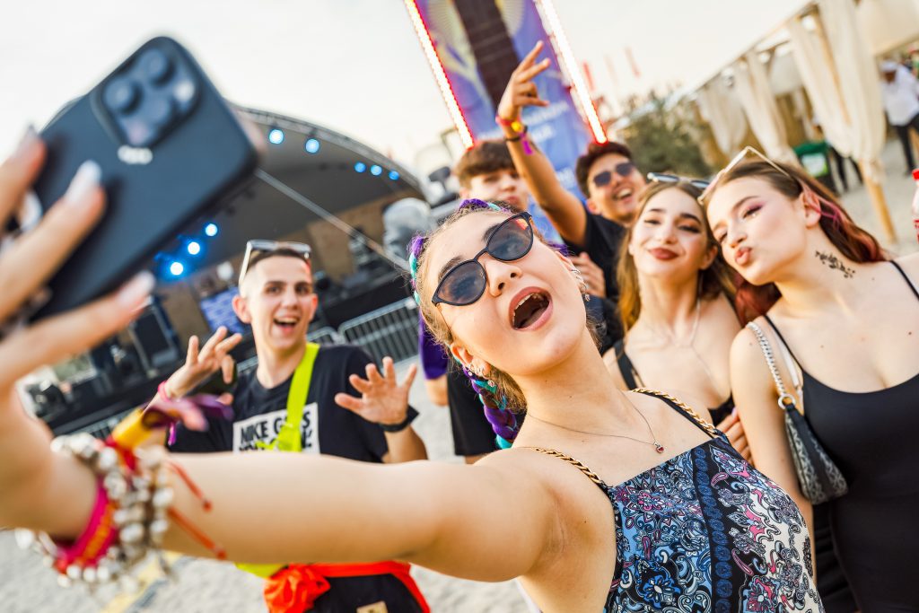Festivalfoto voor Instagram
