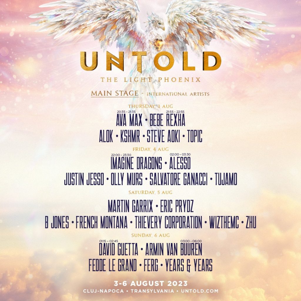 UNTOLD Festival 2023 Poster
