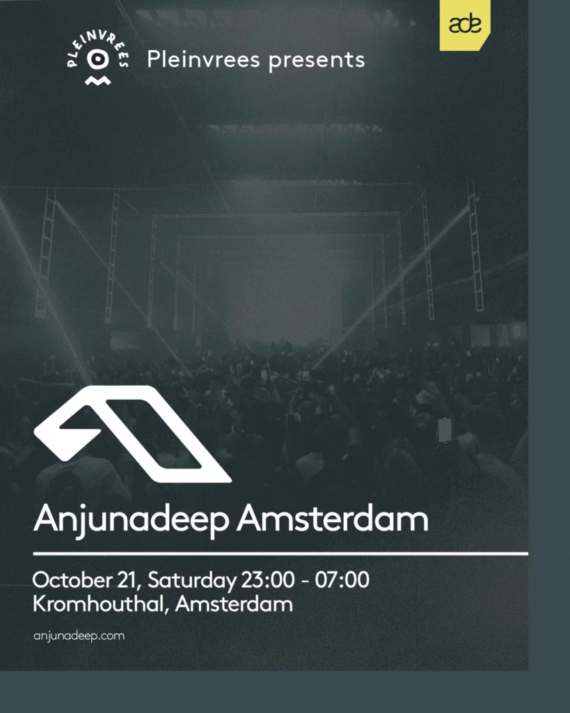 Pleinvrees Presents: Anjunadeep Amsterdam 2023 Poster