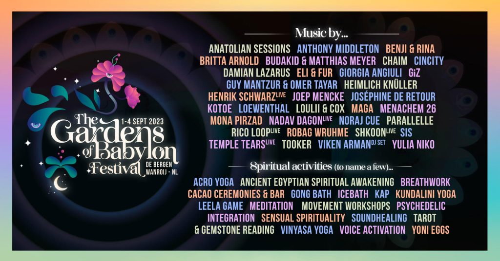 The Gardens of Babylon ADE 2023 Poster
