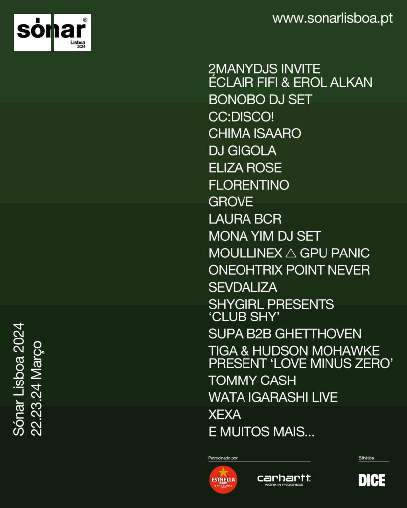 Sónar Lisboa 2024 Poster