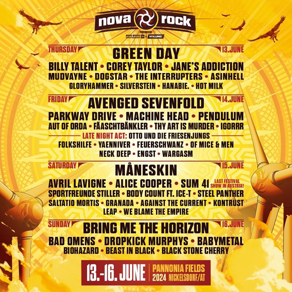 Nova Rock 2024 Poster