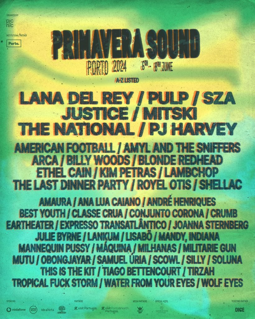 Primavera Sound Porto 2024 Poster