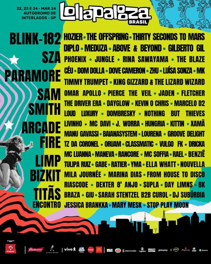 Lollapalooza Brazil 2024 Poster