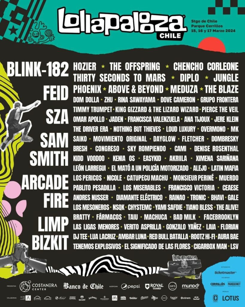 Lollapalooza Chile 2024 Poster