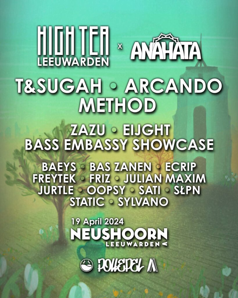 HIGH TEA Leeuwarden X ANAHATA 2024 Poster