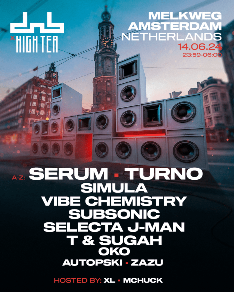 DnB Allstars X HIGH TEA: Amsterdam  2024 Poster