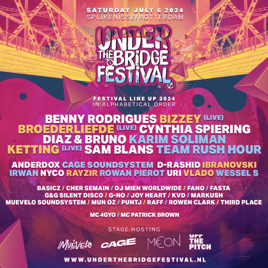 Under The Bridge Festival 2024 Poster