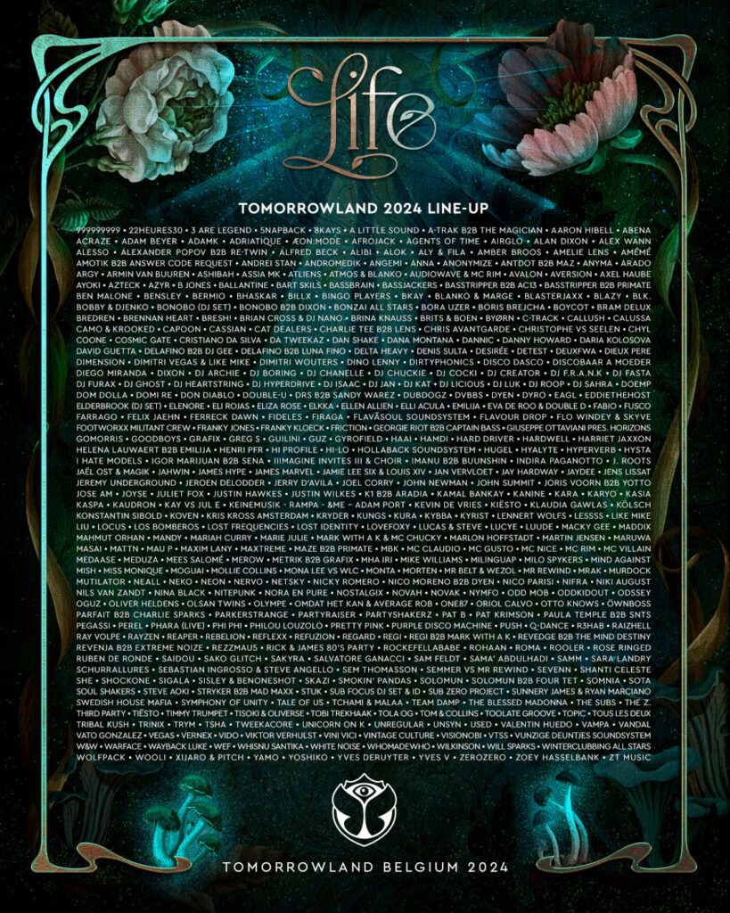 Tomorrowland Belgium 2024 Poster