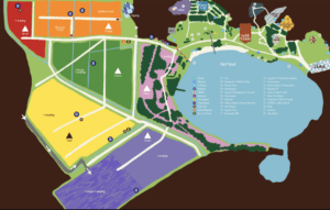 Dit is de plattegrond van Down The Rabbit Hole 2024