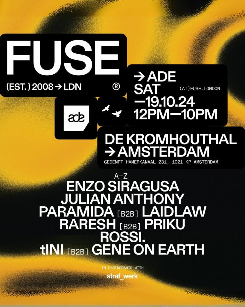 Straf_werk ADE X Fuse  2024 Poster