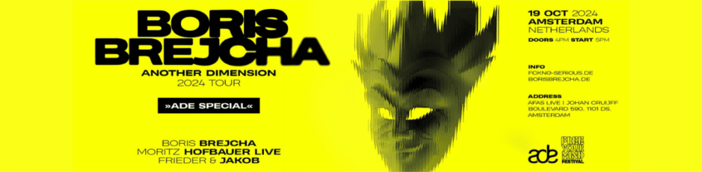 Boris Brejcha Another Dimension Tour 2024 Poster