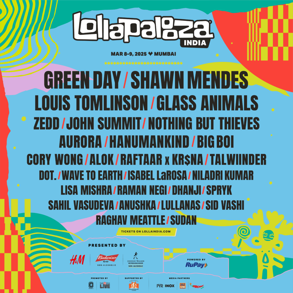 Lollapalooza India 2025 Poster