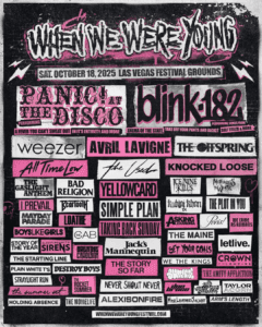 Is deze festival poster de droom van elke poppunk fan (met een moddervette portemonnee)?