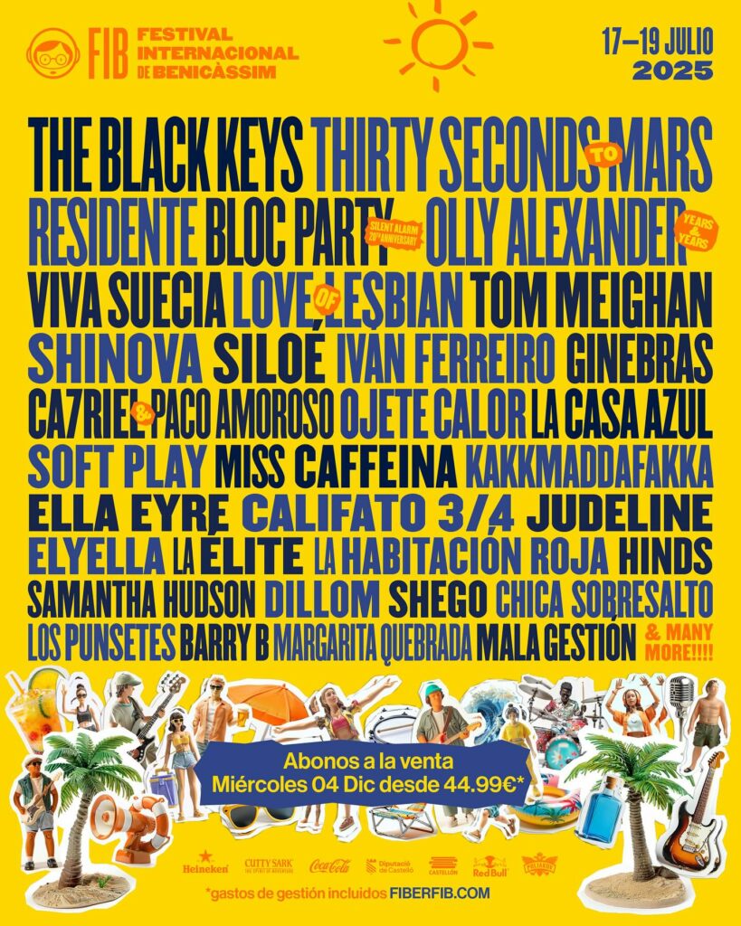 FIB Benicàssim 2025 Poster
