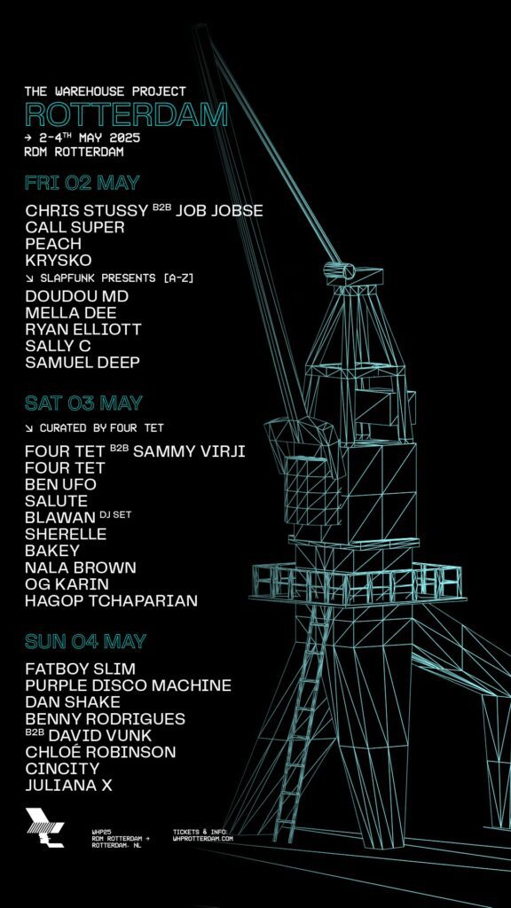 The Warehouse Project Rotterdam 2025 Poster