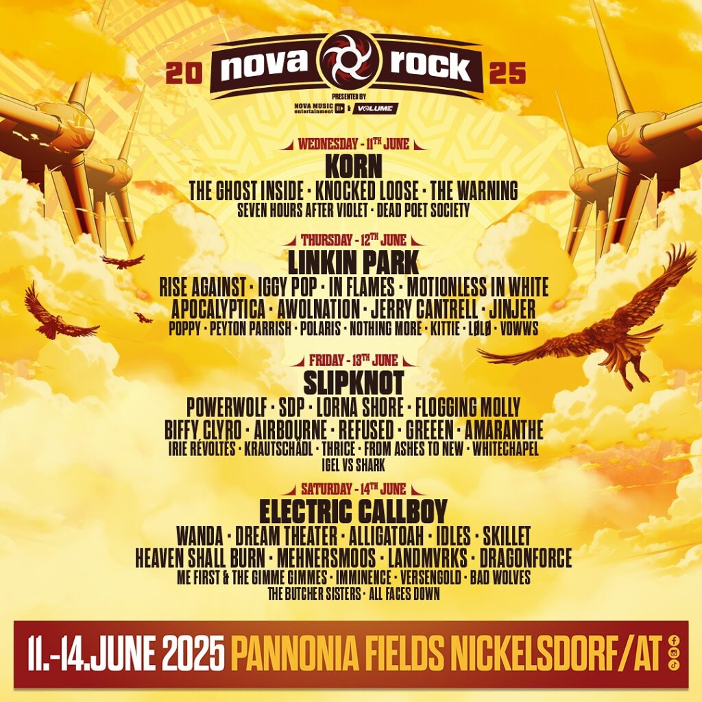 Nova Rock 2025 Poster