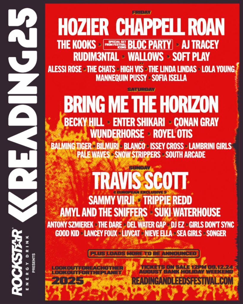 Reading Festival 2025 Poster