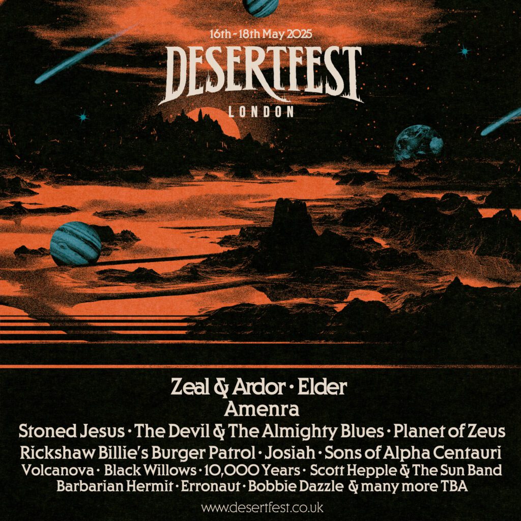 Desertfest London 2025 Poster