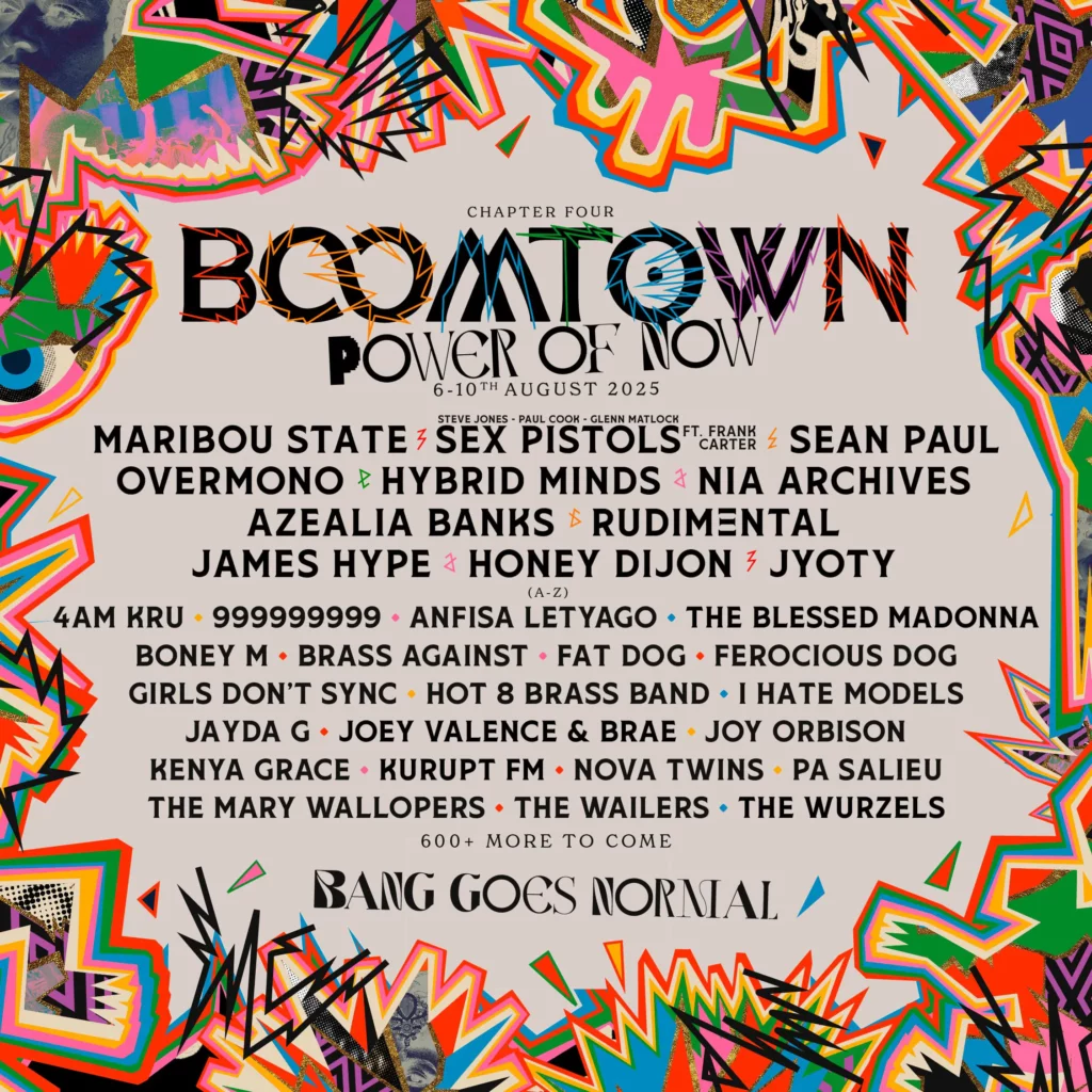 Boomtown Fair 2025 Poster