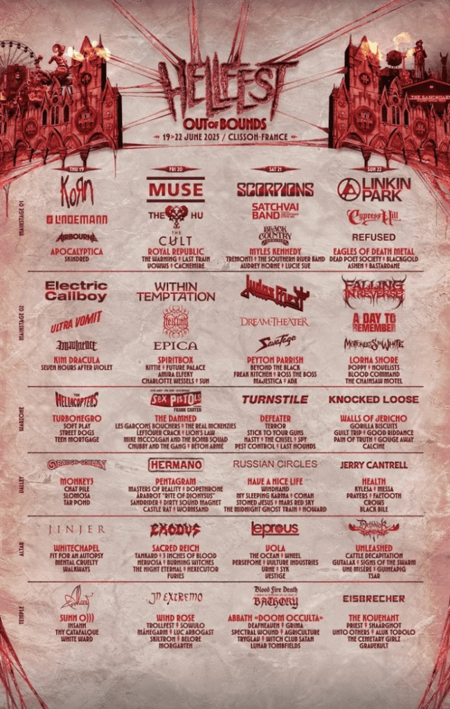 Hellfest 2025 Poster