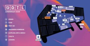 Check hier de plattegrond van DGTL 2025