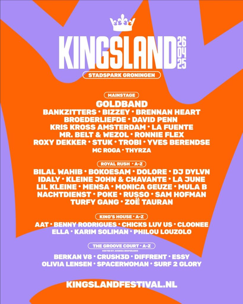 Kingsland Festival Groningen 2025 Poster