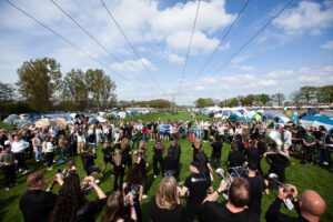 Camping op Paaspop 2025 is al een festival van zichzelf