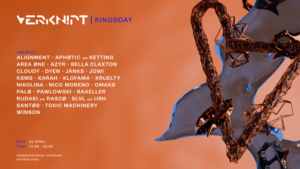 Verknipt Kingsday Festival 2025 Poster