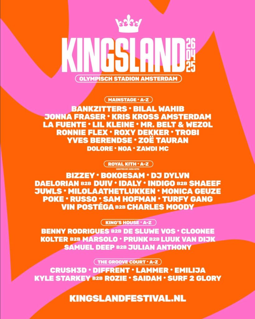 Kingsland Festival Amsterdam 2025 Poster
