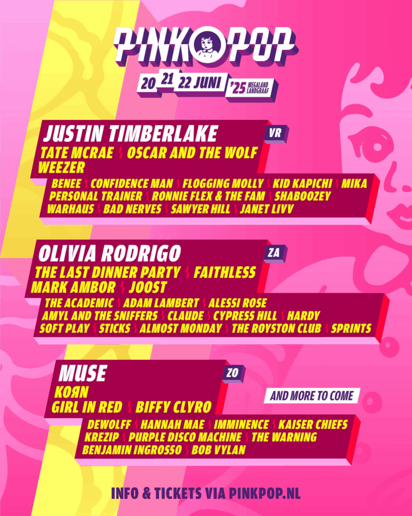 Pinkpop 2025 Poster