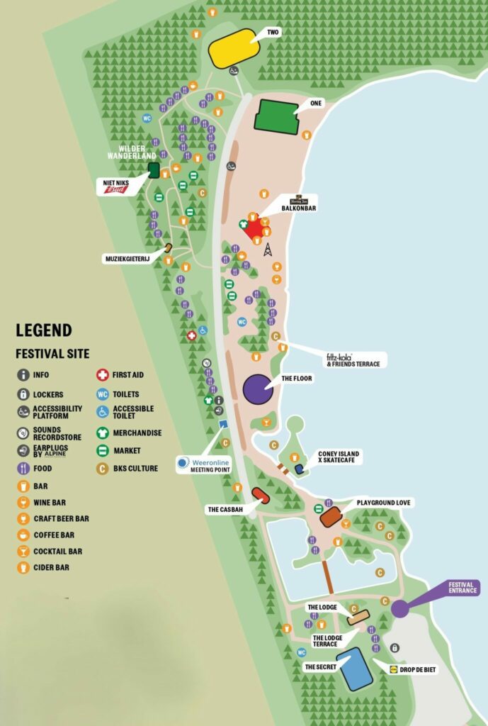 Best Kept Secret 2025 plattegrond