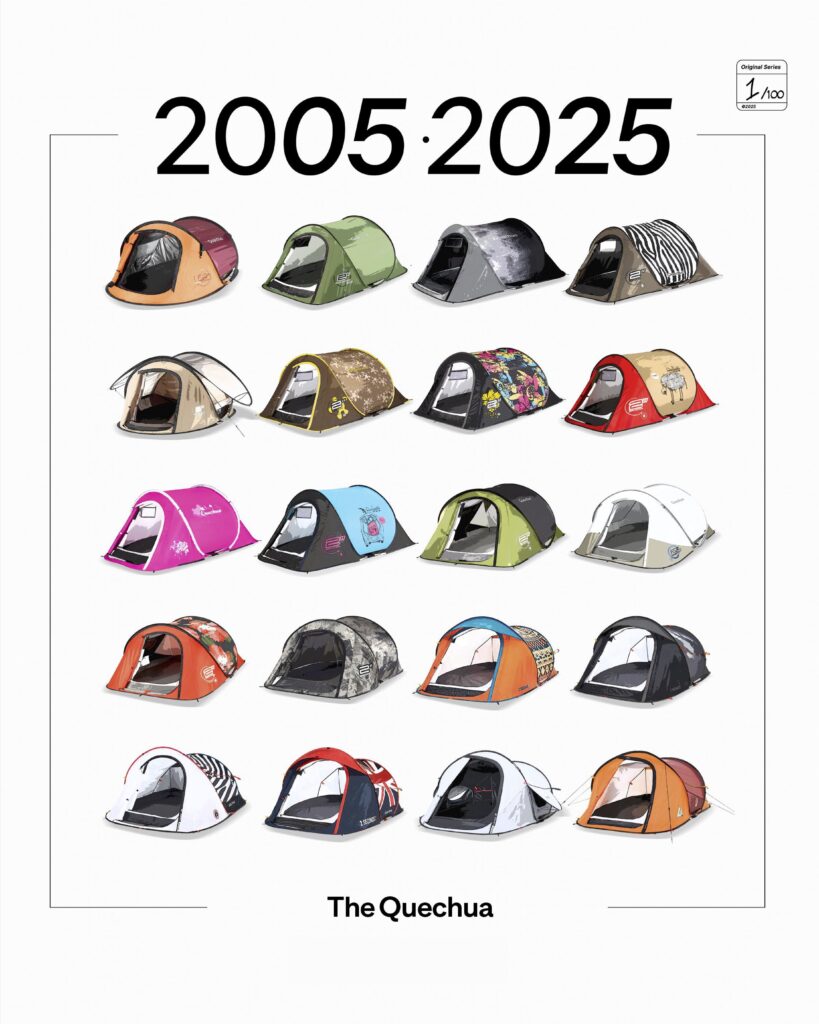 20 Jaar Quechua 2 Seconds Tent