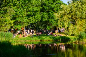 Probeer maar eens zonder glimlach terug te komen van Wilde Weide