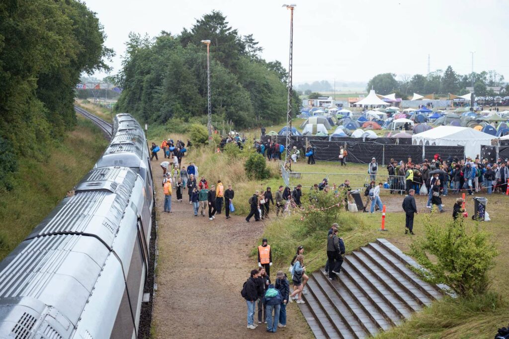 Train station @ Roskilde Festival 2025