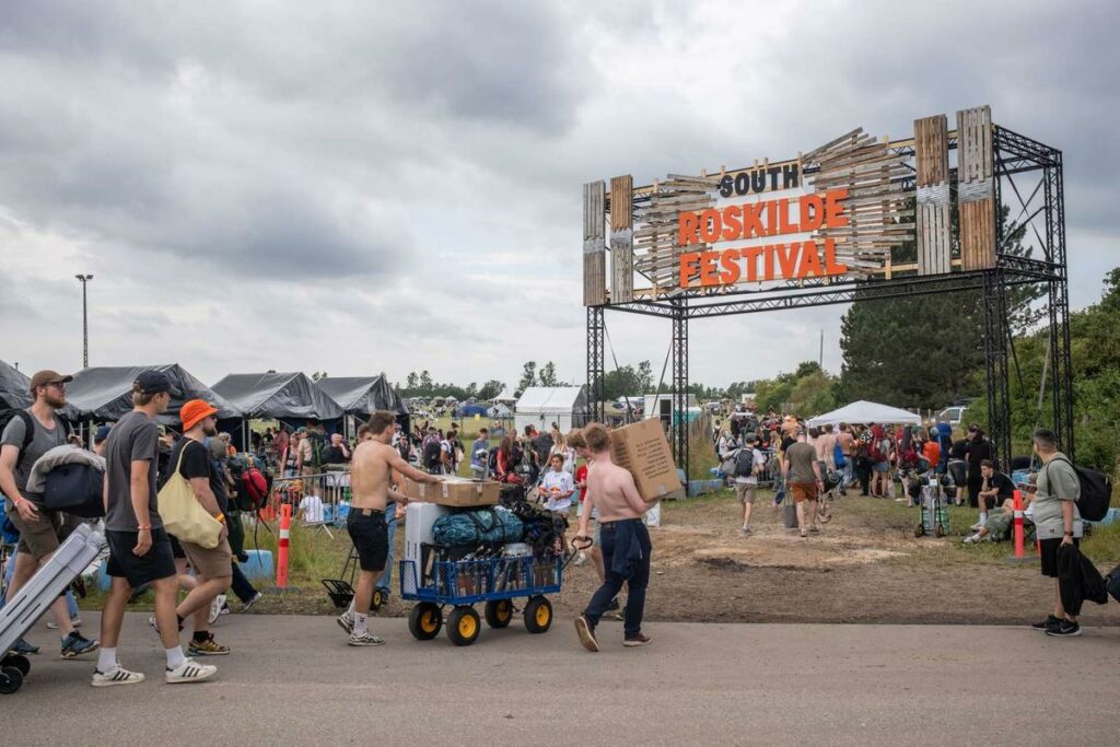 Opening of campsite @ Roskilde Festival 2025