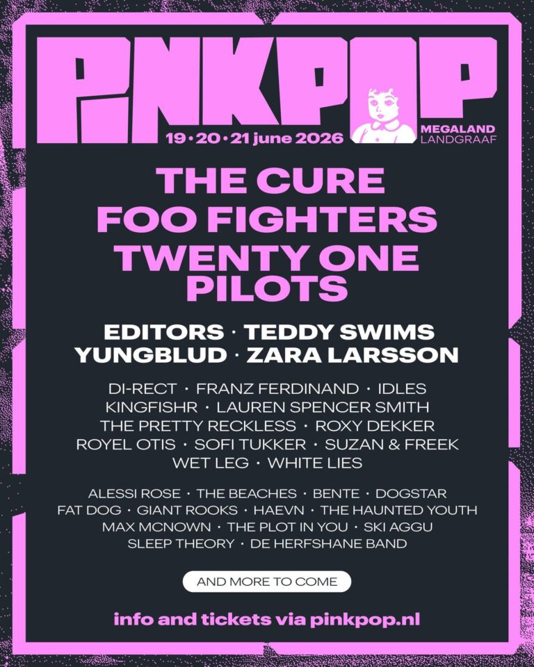 6 dingen die ons opvallen aan de line-up van Pinkpop 2026